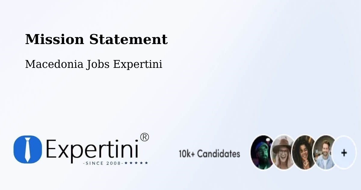 Corporate Mission – Shtip - Macedonia Jobs Expertini