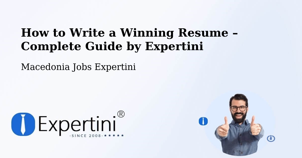 Resume Writing Guide for Job Seekers – Shtip - Shtip, Macedonia Jobs Expertini